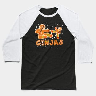 Ginjas Gingerbread Ninjas TShirt Christmas Baseball T-Shirt